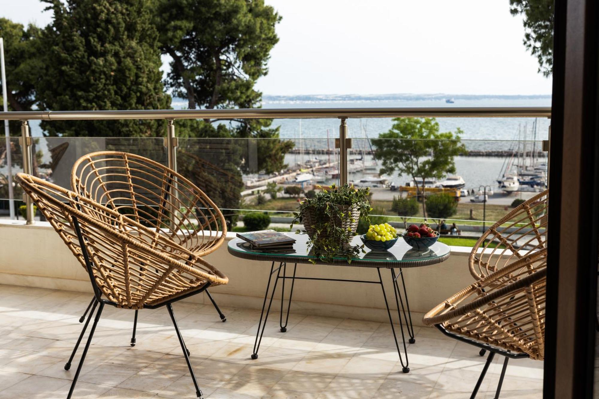 Champagne Sea View Apartment By Binobi! Tesalónica Exterior foto